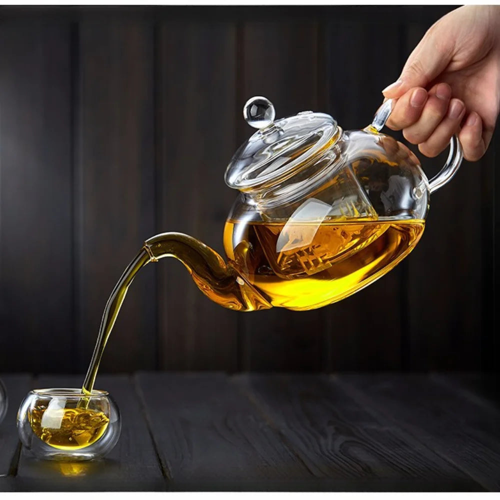 Heat-Resistant Glass Kettle with Infuser