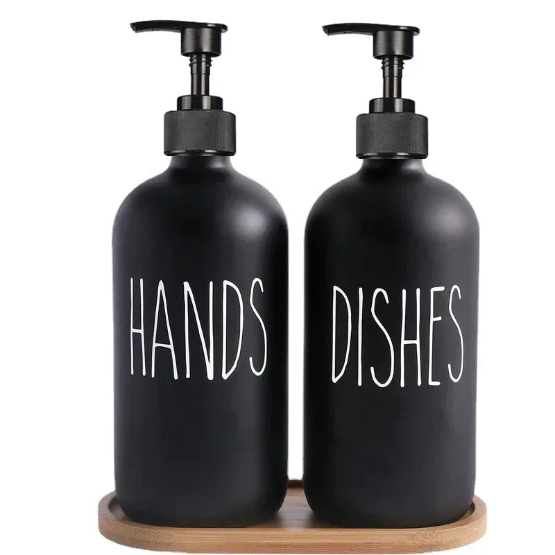 Matte Black Dispenser Kit 500ml