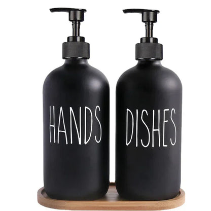 Matte Black Dispenser Kit 500ml