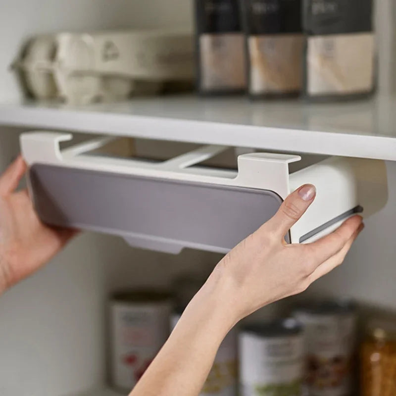 Wall or Shelf Spice Organiser – Sliding Holder with Small Bottles for the Kitchen