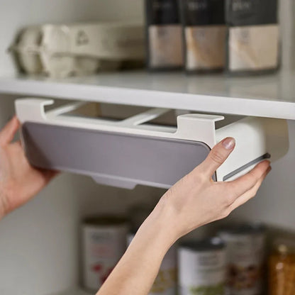 Wall or Shelf Spice Organiser – Sliding Holder with Small Bottles for the Kitchen