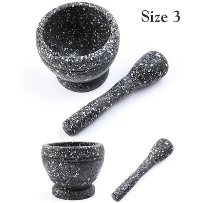 Resin Mortar and Pestle – Garlic, Herb and Spice Grinder for Kitchen and Restaurant