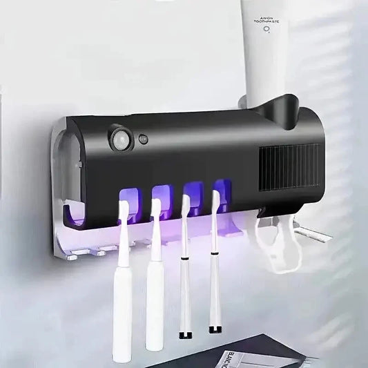 Automatic Solar-Powered UV Toothbrush Holder – Steriliser