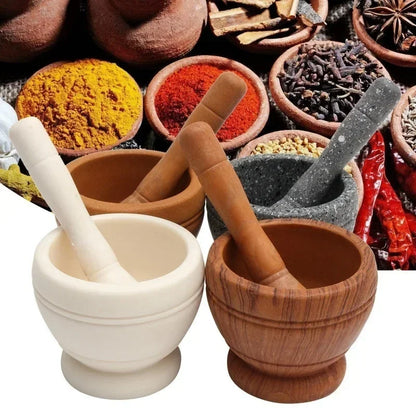 Resin Mortar and Pestle – Garlic, Herb and Spice Grinder for Kitchen and Restaurant