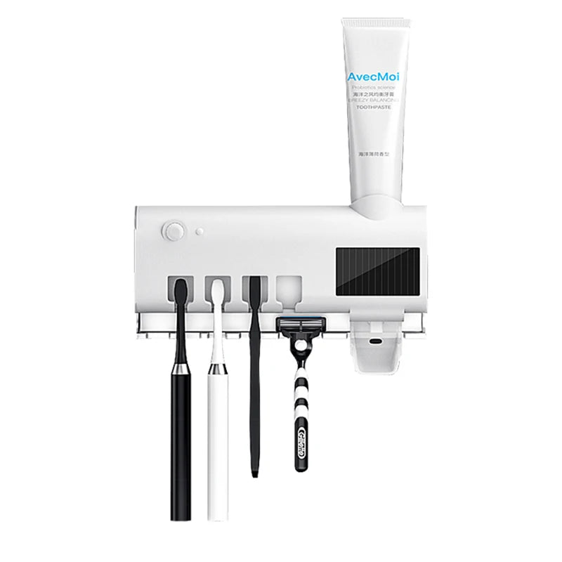 Automatic Solar-Powered UV Toothbrush Holder – Steriliser
