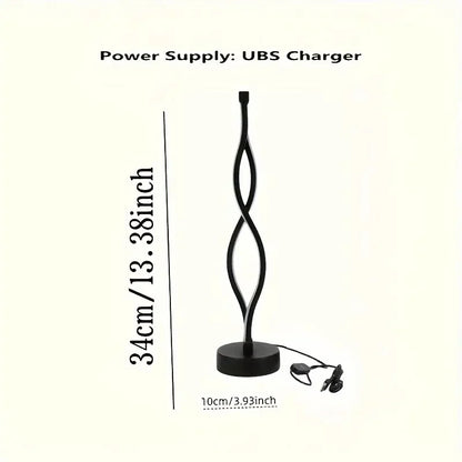 Decorative LED Table Lamp – Minimalist, Creative and Artistic Scandinavian Design for Bedrooms and Living Rooms