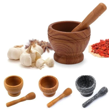 Resin Mortar and Pestle – Garlic, Herb and Spice Grinder for Kitchen and Restaurant