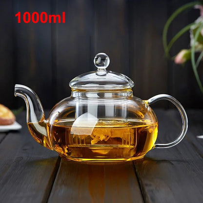 Heat-Resistant Glass Kettle with Infuser