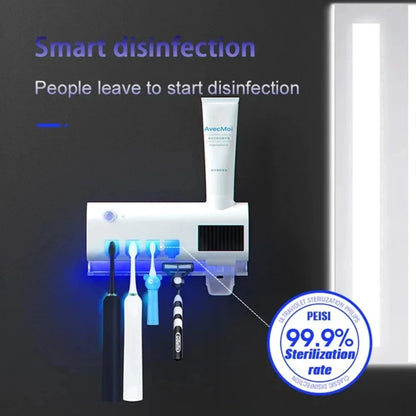 Automatic Solar-Powered UV Toothbrush Holder – Steriliser