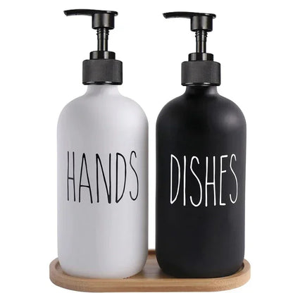 Matte Black Dispenser Kit 500ml
