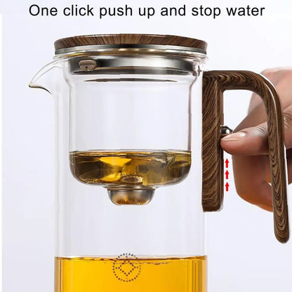 Glass Kettle with Internal Infuser