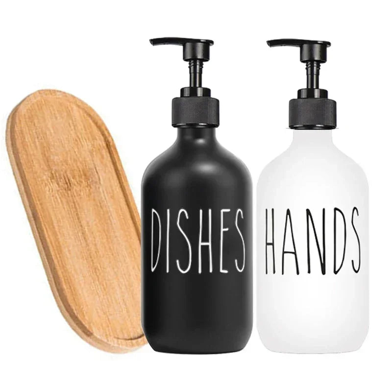 Matte Black Dispenser Kit 500ml
