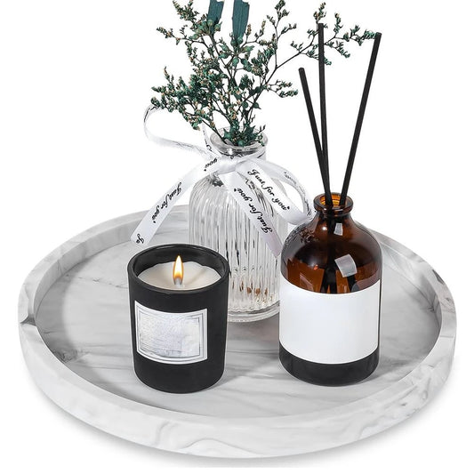 Round Decorative Silicone Tray – Soap Dish