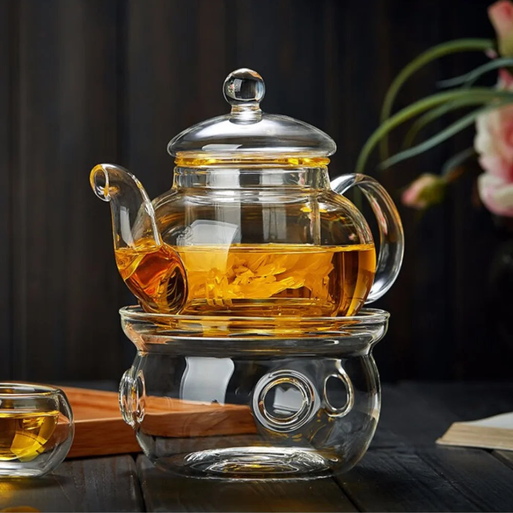 Heat-Resistant Glass Kettle with Infuser