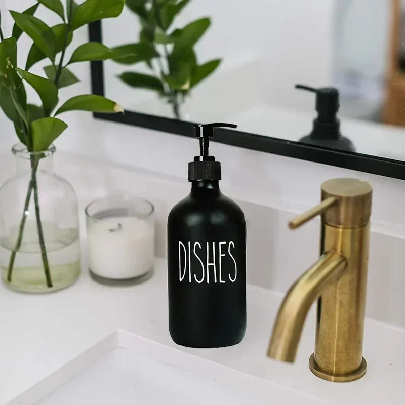 Matte Black Dispenser Kit 500ml