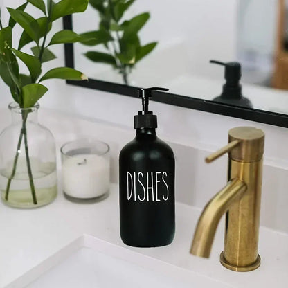 Matte Black Dispenser Kit 500ml