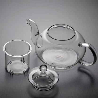 Heat-Resistant Glass Kettle with Infuser