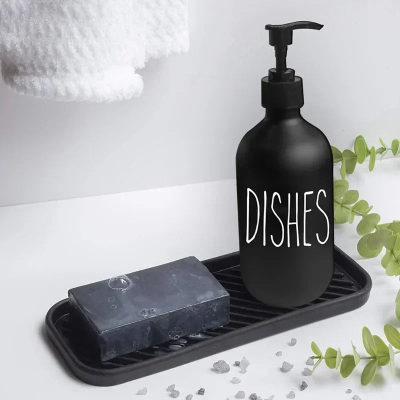 Matte Black Dispenser Kit 500ml