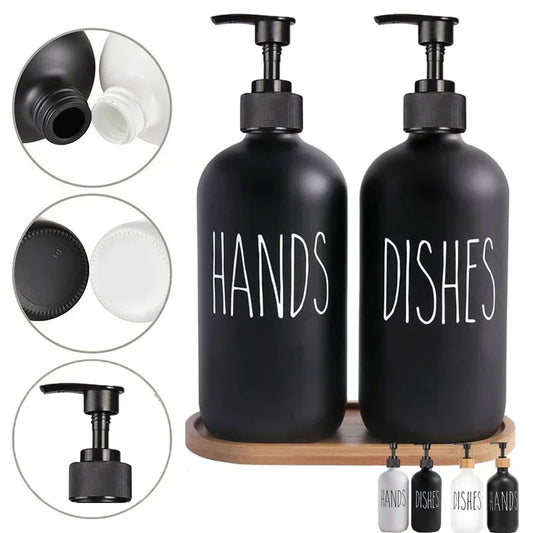 Matte Black Dispenser Kit 500ml